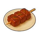 Richly Flavored Grilled Meat Skewer