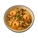 Stir-fried Mushrooms and Seafood