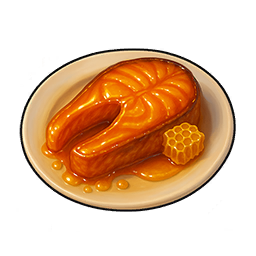 Honey-Glazed Fish Steak