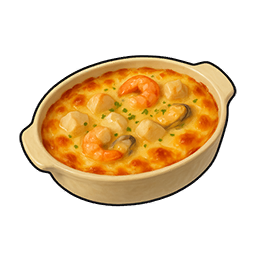 Seafood and Cheese Gratin
