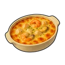 Seafood and Cheese Gratin
