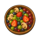 Mushroom and Fruit Salad
