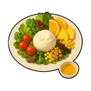 Cheese and Fruit Salad