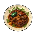 Grilled Bug and Herb Beef