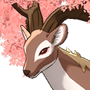Crimson Wood Deer