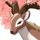 Crimson Wood Deer