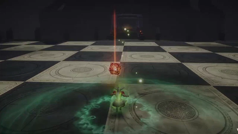 The board goes quiet, the reward chest after the clear