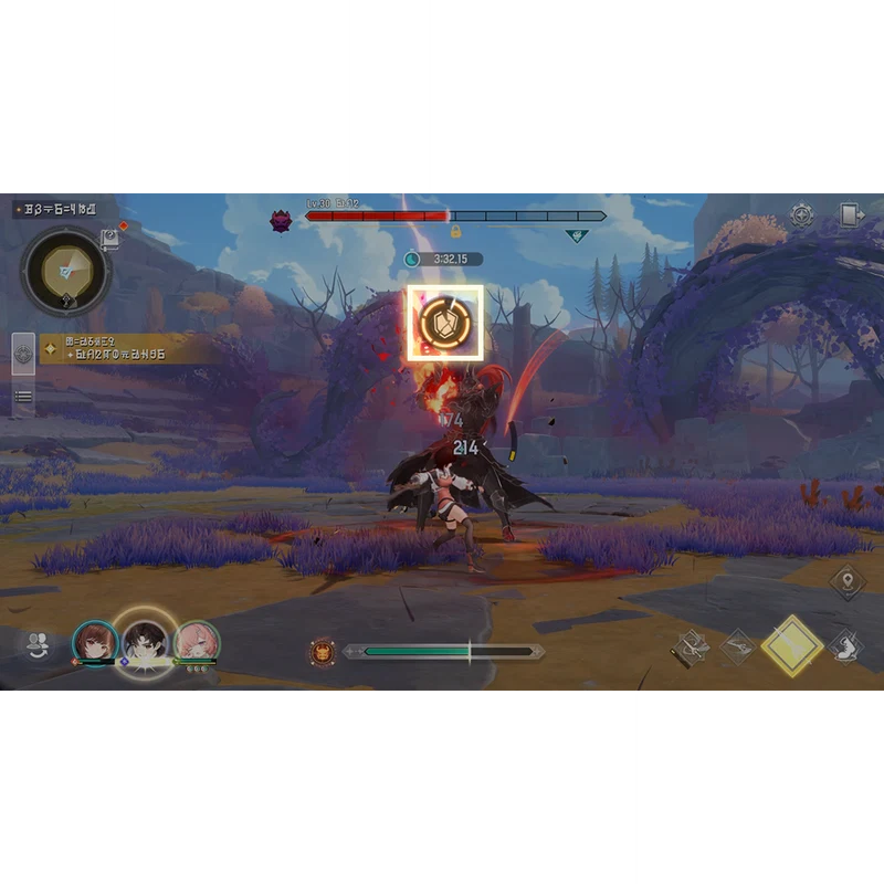 Counter Gauge appearing over an enemy preparing a powerful attack.
