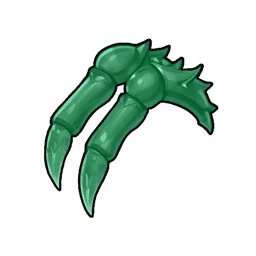 Plump Green Spider Leg