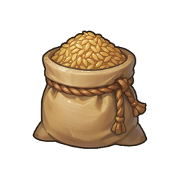Sack of Fresh Brown Rice