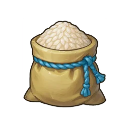 Sack of Newly Milled Rice