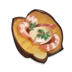 Baked Sweet Potato and Shrimp