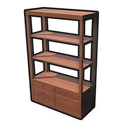 Natural Wood Display Shelf