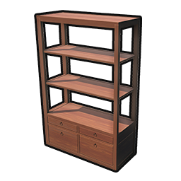 Natural Wood Display Shelf