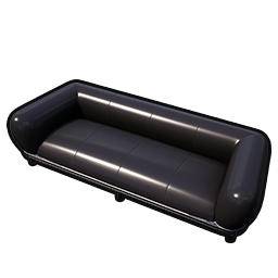 Black-Gold Sofa - Large