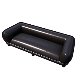 Black-Gold Sofa - Large