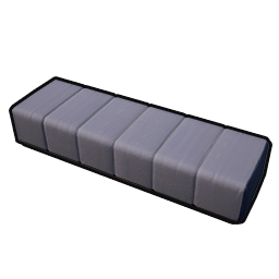 Gray Feather Bench