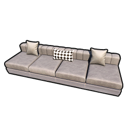 Beige Gray Sofa - Large