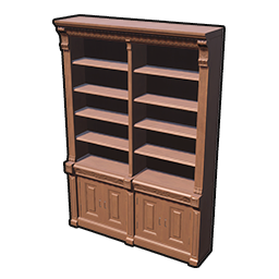 Natural Wood Bookshelf