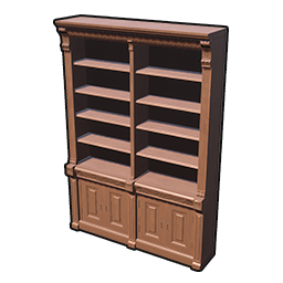 Natural Wood Bookshelf