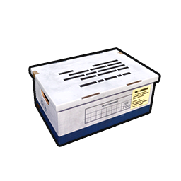 Woven Storage Box - White