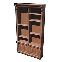 Natural Wood Bookcase
