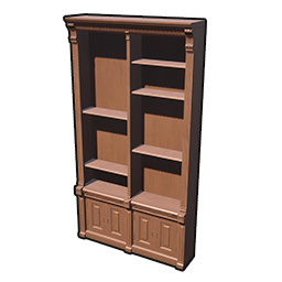 Natural Wood Bookcase