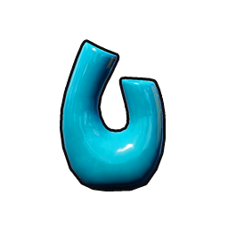 Double-Neck Jade Bottle - Blue