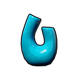 Double-Neck Jade Bottle - Blue