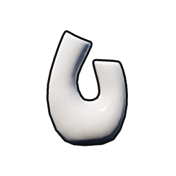 Double-Neck Jade Bottle - White