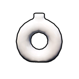 Ouroboros Vase - White
