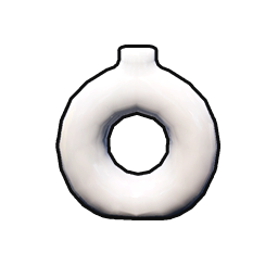 Ouroboros Vase - White