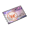 Colorful Ticket Stub