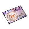 Colorful Ticket Stub